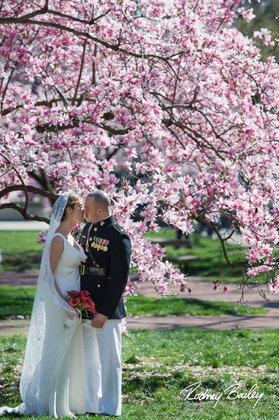 Washington DC Cherry Blossom Wedding Photographers Decatur House Rodney Bailey Photography