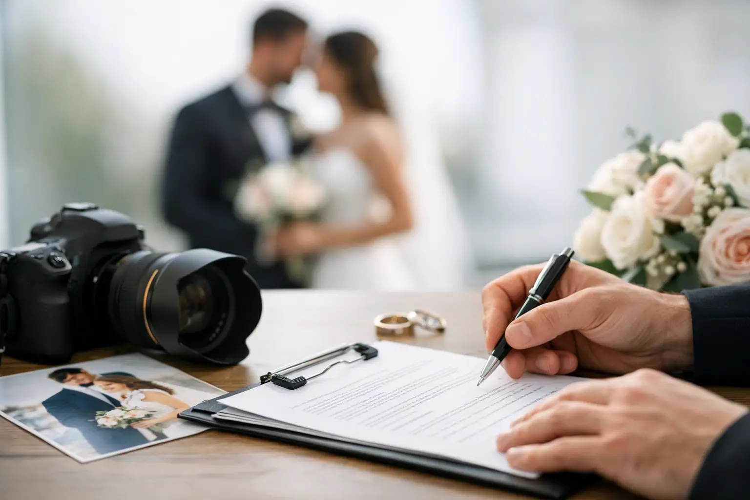 What a Wedding Photographer Contract Should Cover